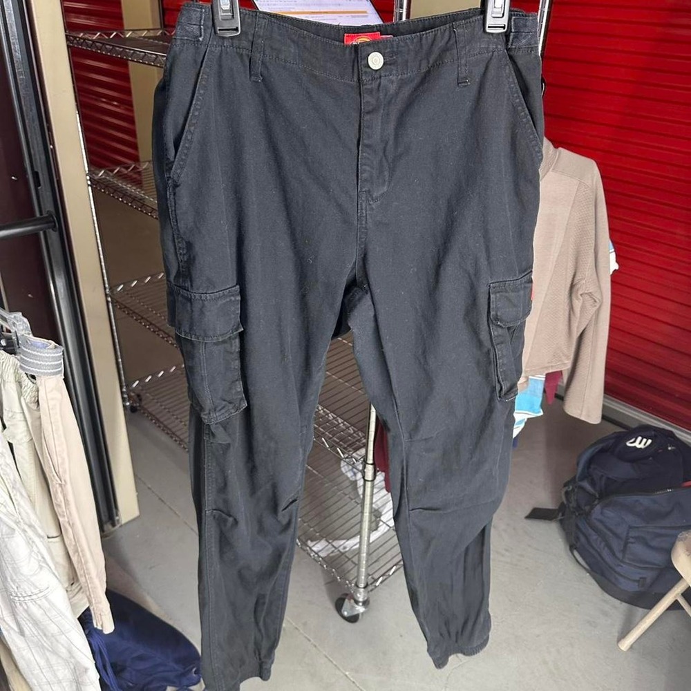 Dickies Black Workwear Chino Cargo Pants 11 30